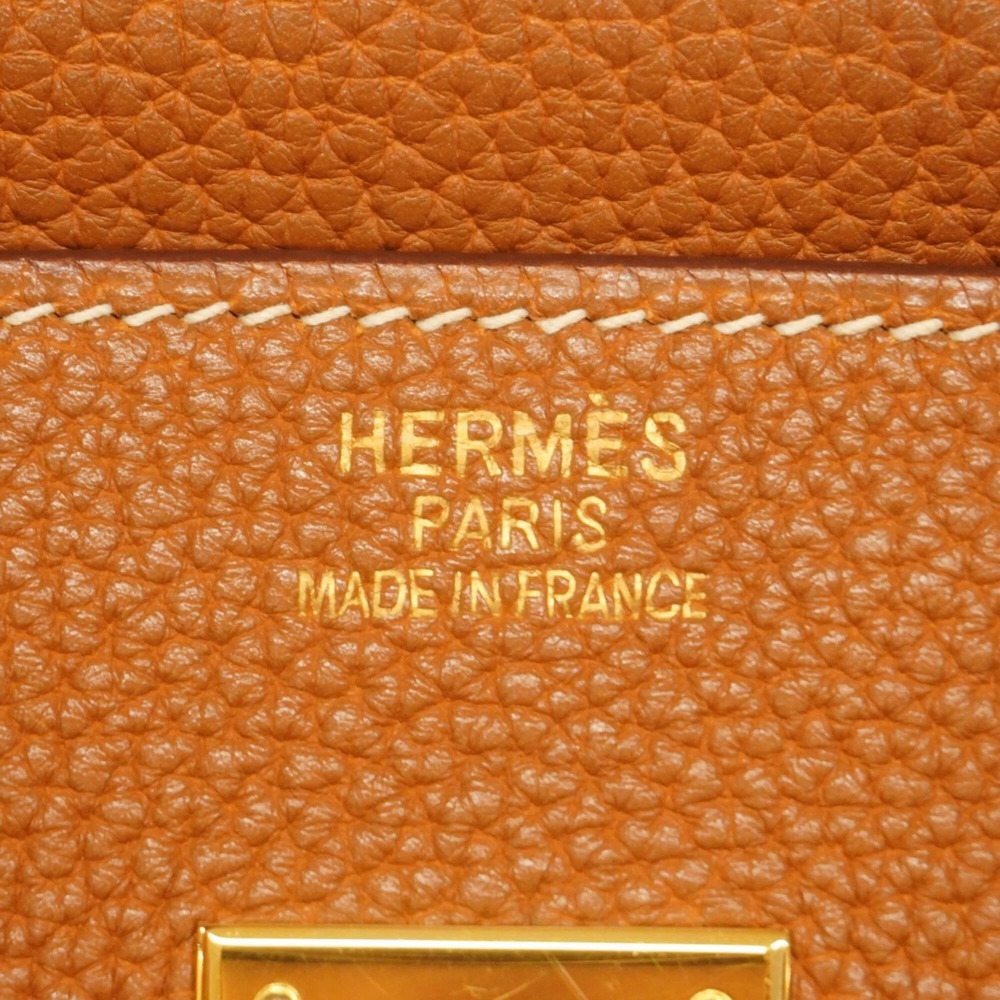 Hermes Birkin 35 Togo Gold Handbag (□H stamp) - Women's - Picture 5 of 13